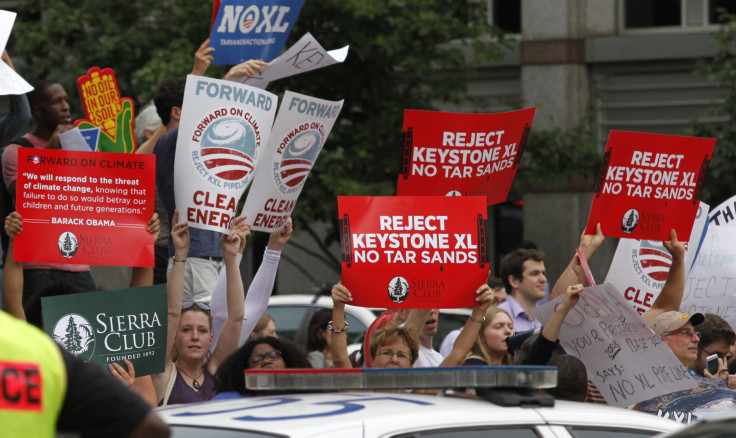 Keystone protest