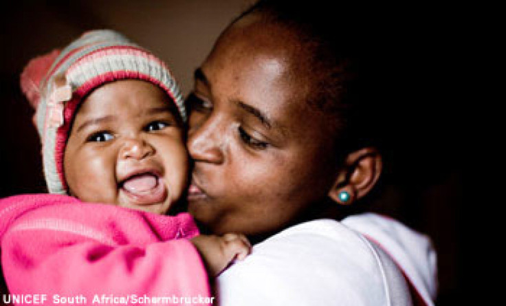 South African mother and child
