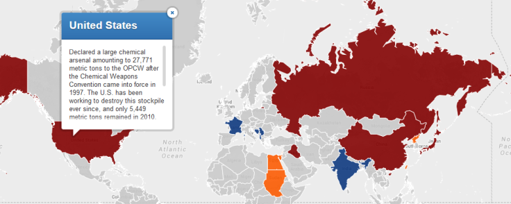 chemical weapons map