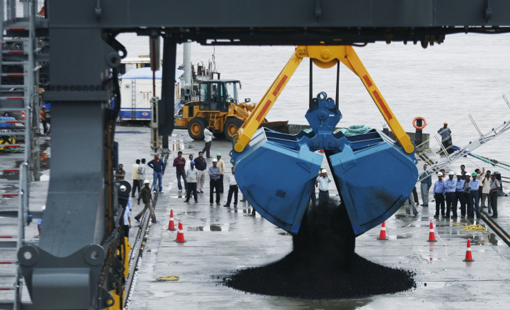 Coal unloaded at Gujarat port