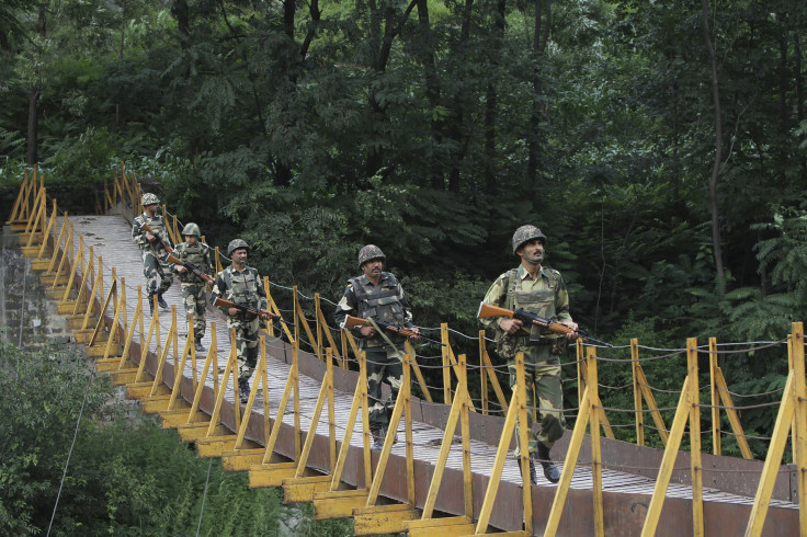 BSF soldiers patrol