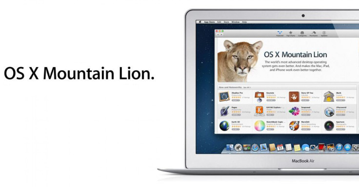 OS X mountain lion