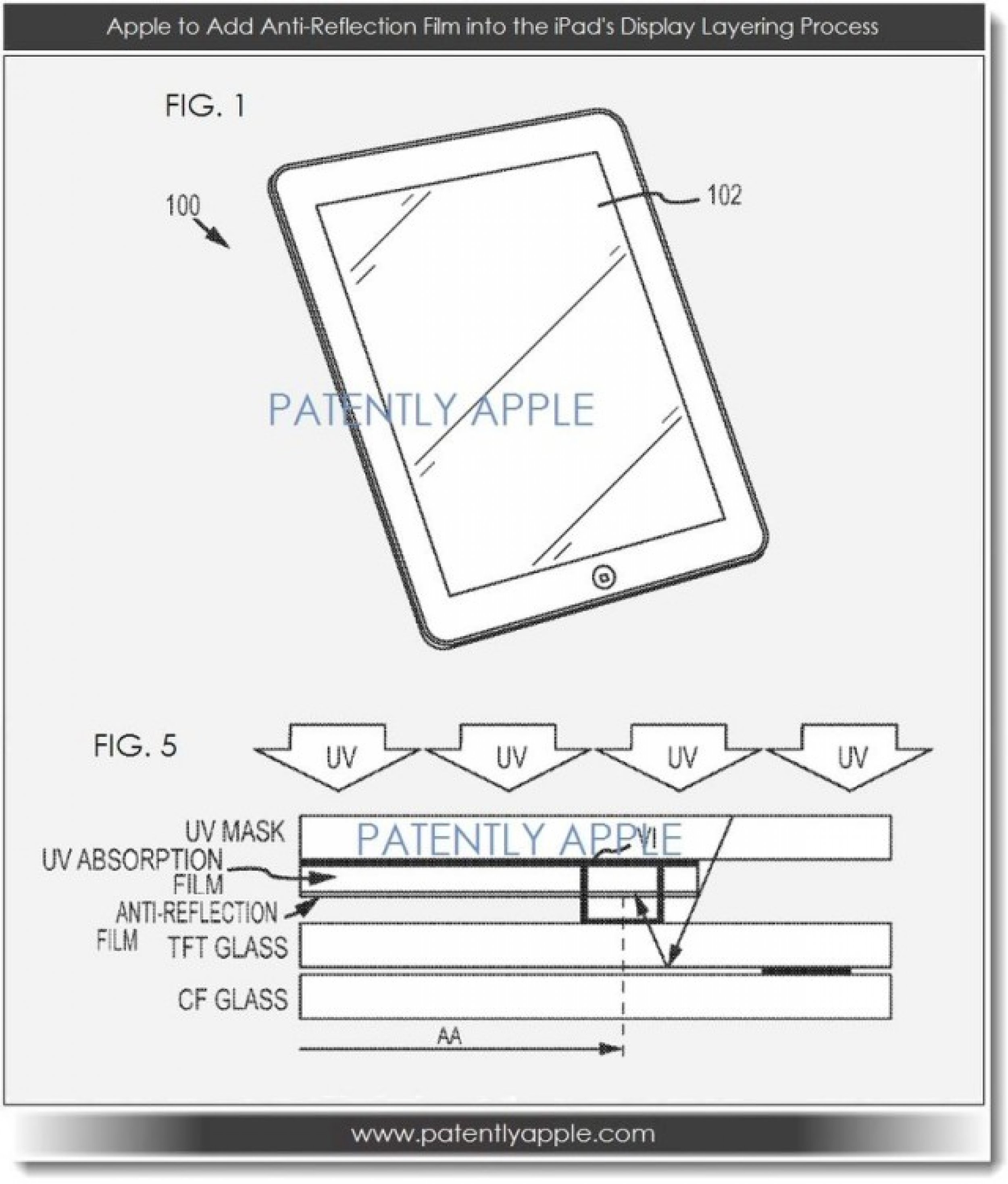Apple iPad 5 Rumors Apple Files Patent For AntiReflection Display