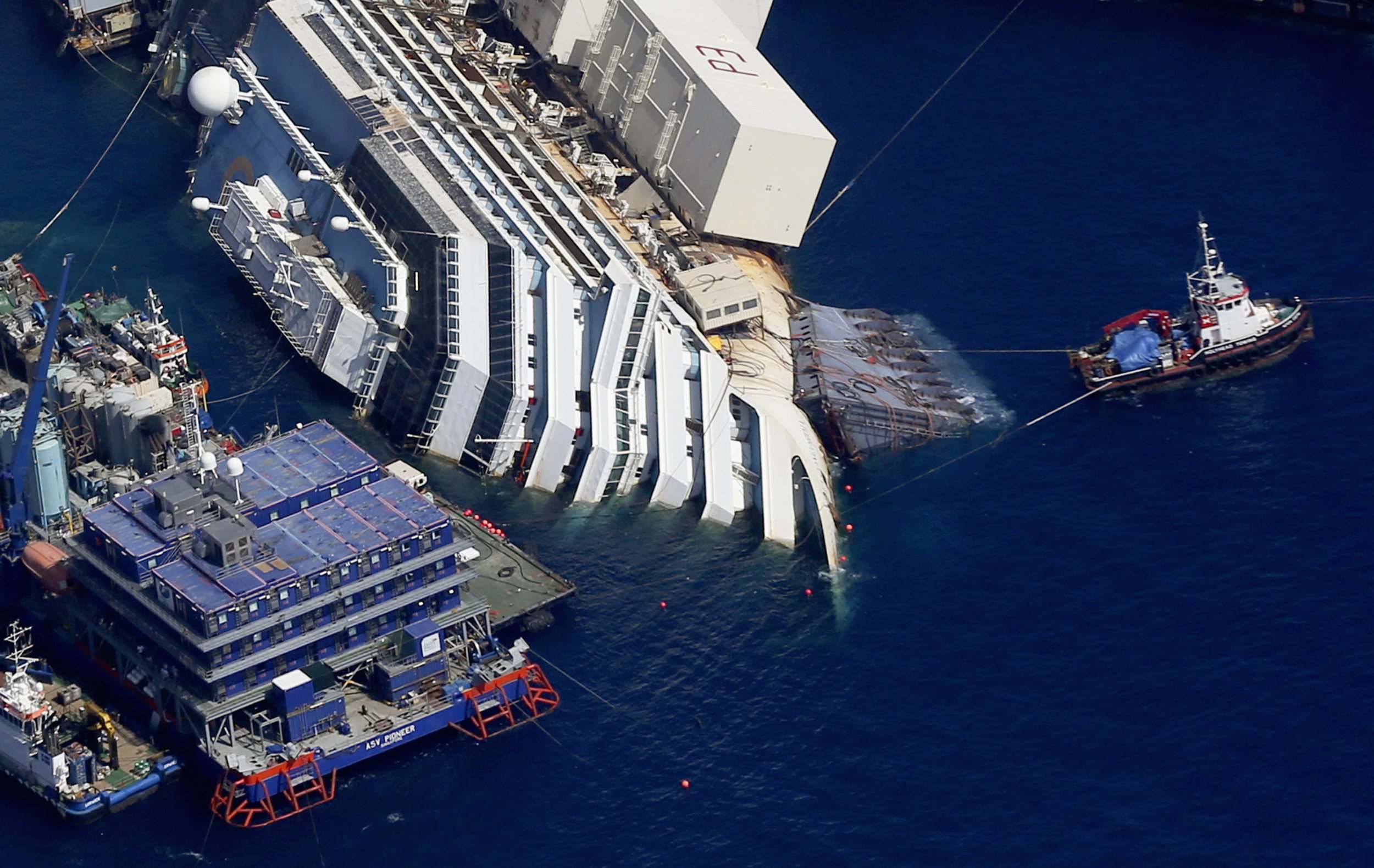 Costa Concordia Salvage Operation - A Slideshow