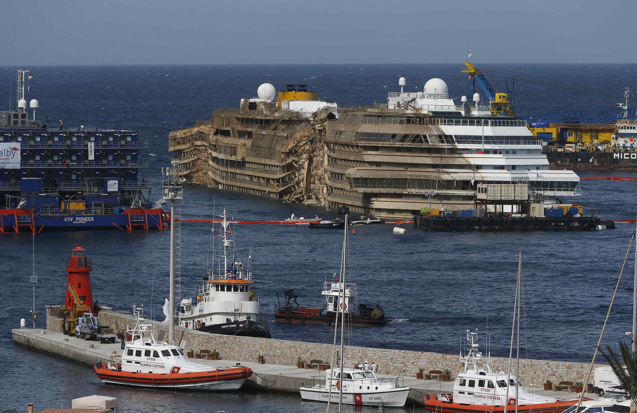 Costa Concordia Harbor