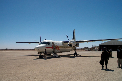 An Ethiopian Airlines plane at Egal International Airport in Hargeisa