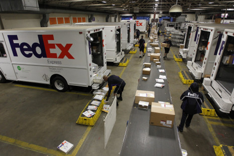 FedEx trucks