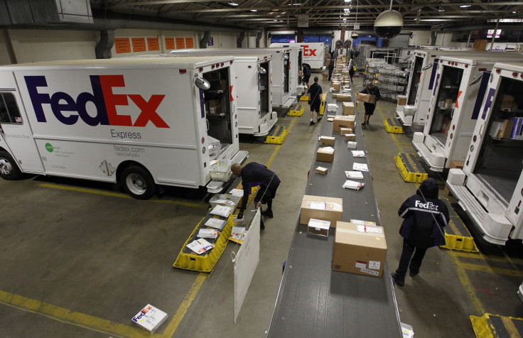 FedEx trucks