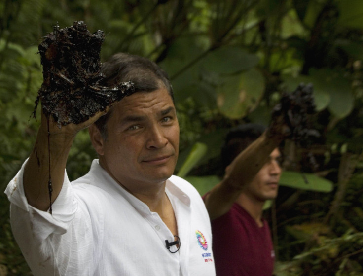 Rafael Correa oil waste