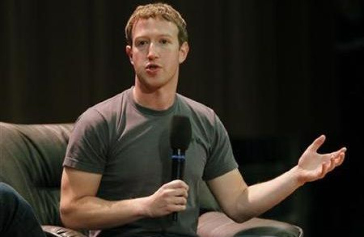 Facebook Zuckerberg 2012 2