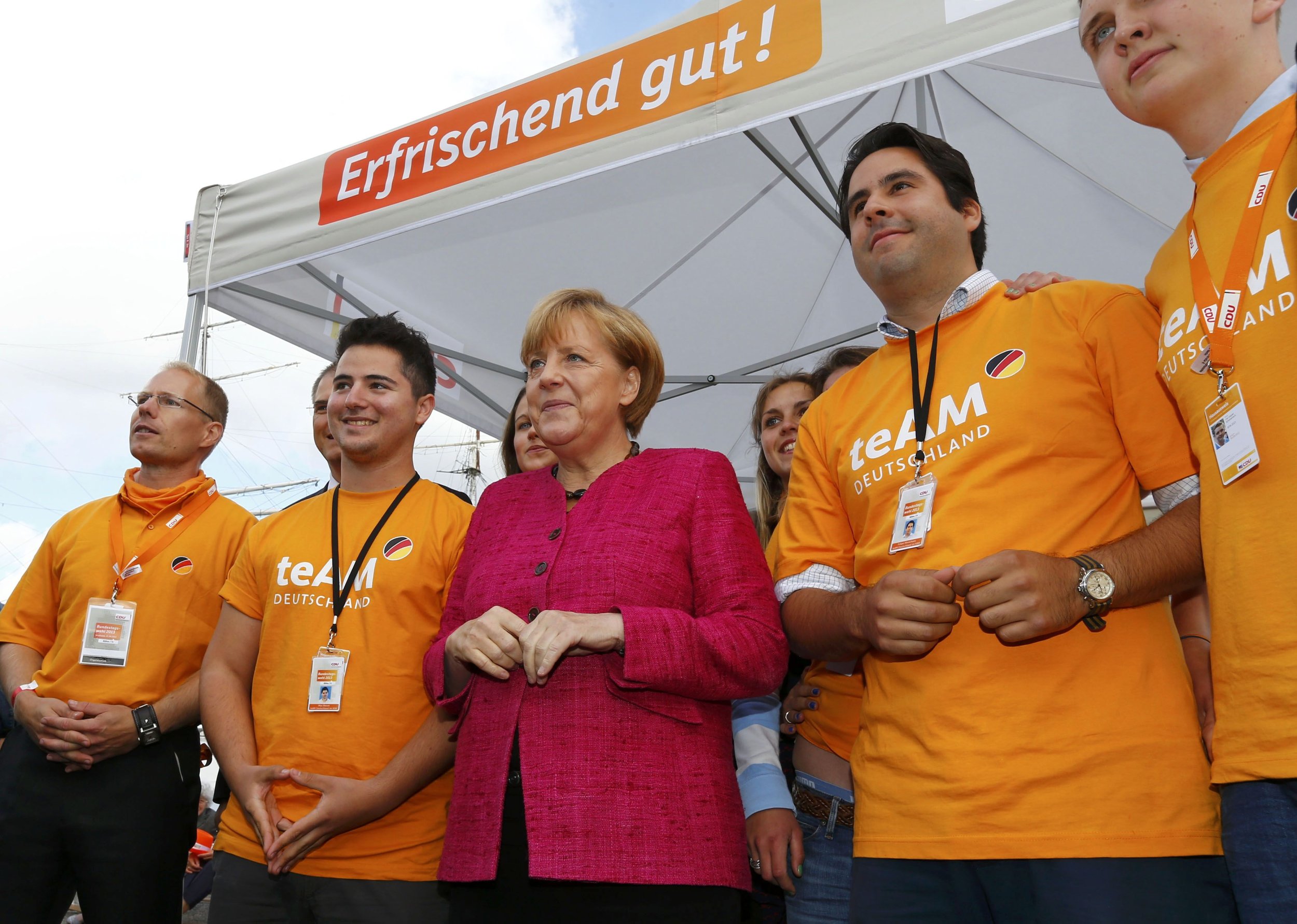 Merkel Orange Campaign