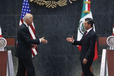 Joe Biden and Enrique Pena Nieto