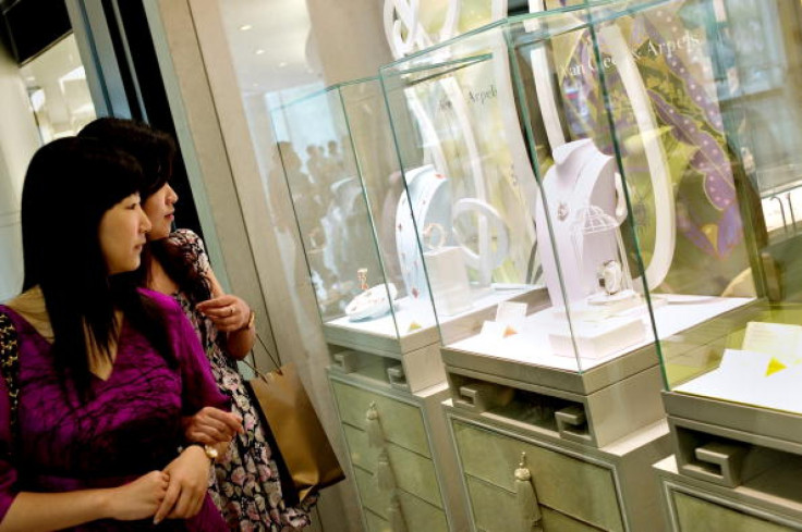 China shopping mall diamonds AFP