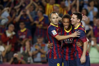 Neymar, Lionel Messi, Andres Iniesta