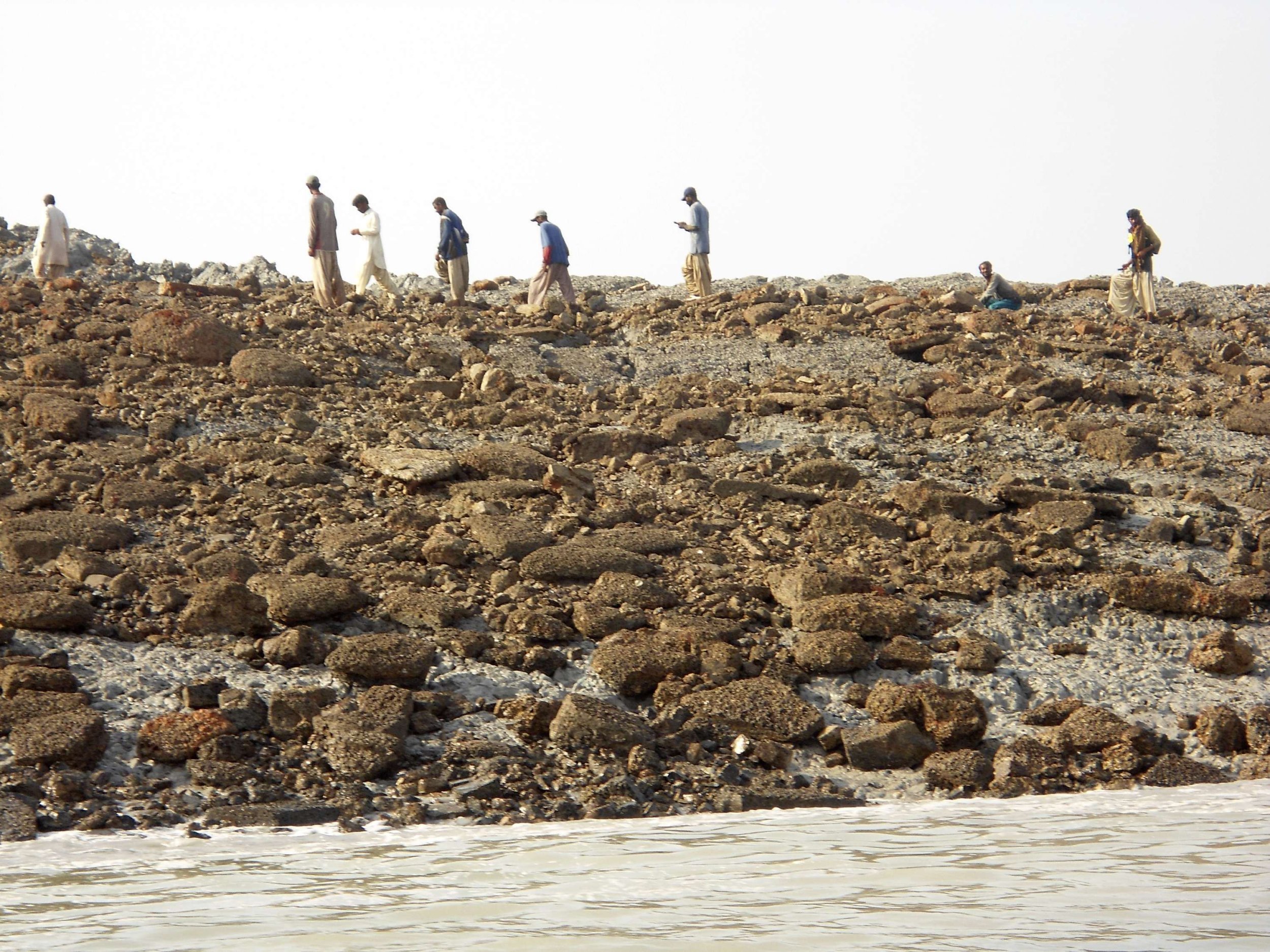 Pakistan Earthquake Gwadar Mud Island 2