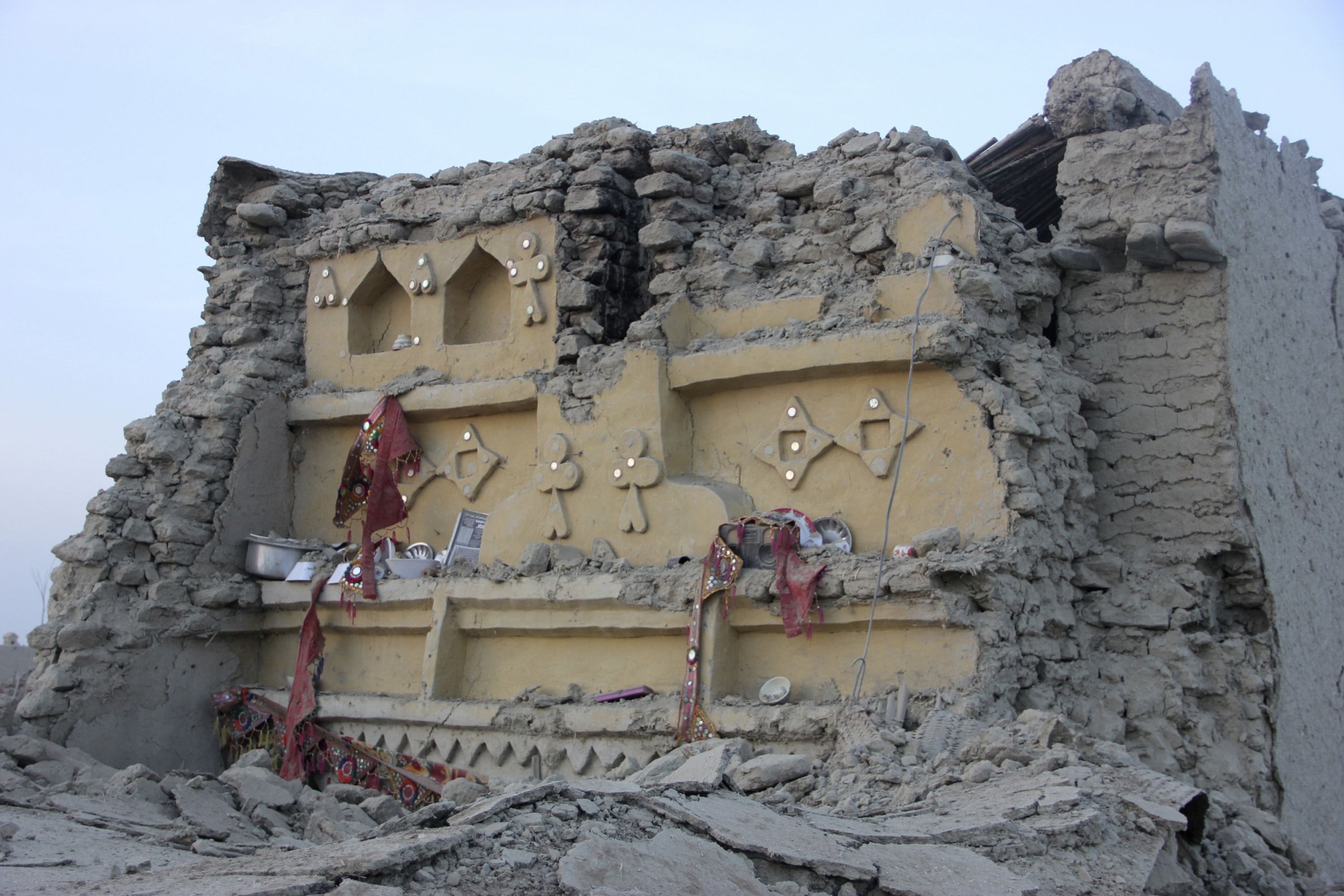 Pakistan Earthquake rubble