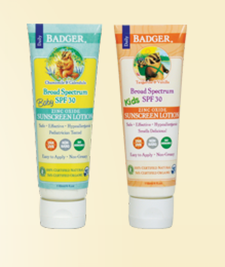 Badger Sunscreens Recalled