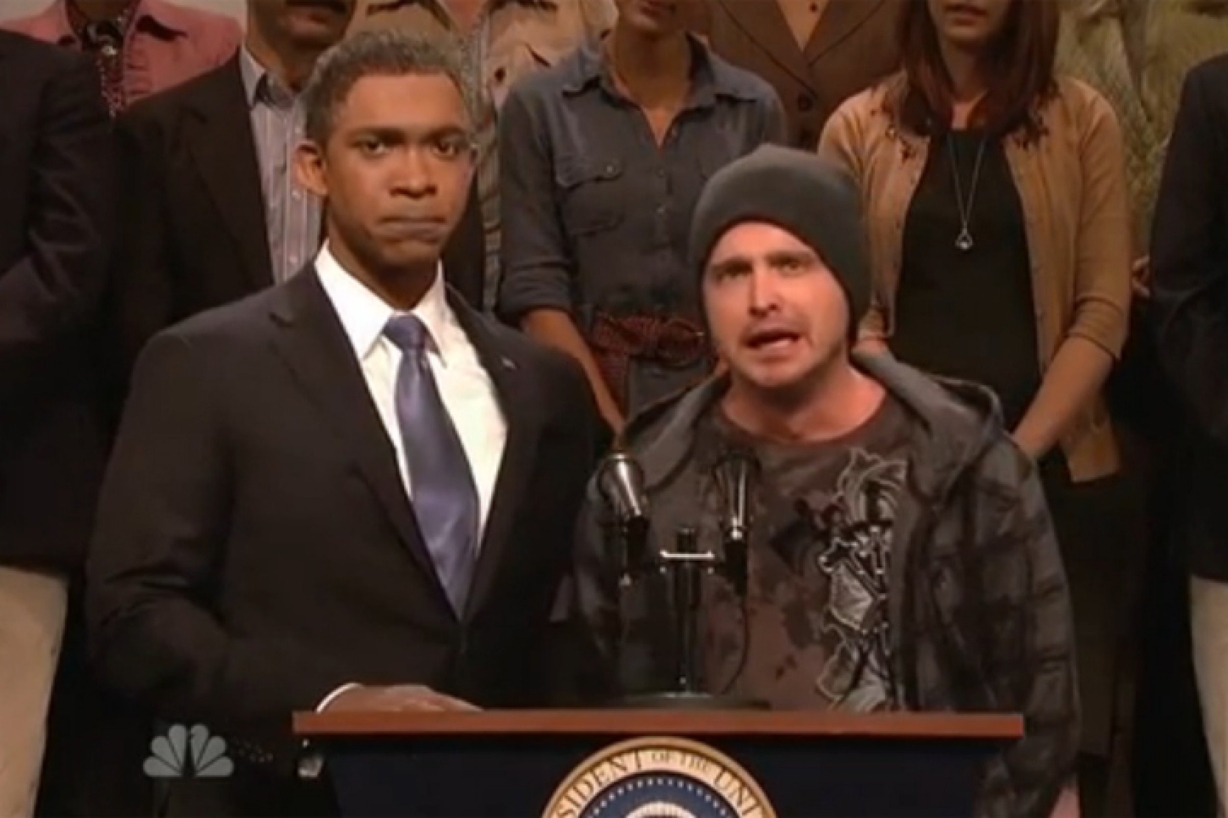 Aaron Paul Plays ‘Breaking Bad’ Character Jesse Pinkman On ‘SNL’ Season