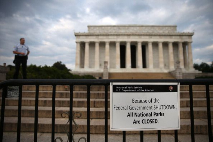 Lincoln Memorial close US Gov Shutdown 1Oct2013