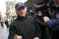 Bernard Madoff walks back to his apartment in New York