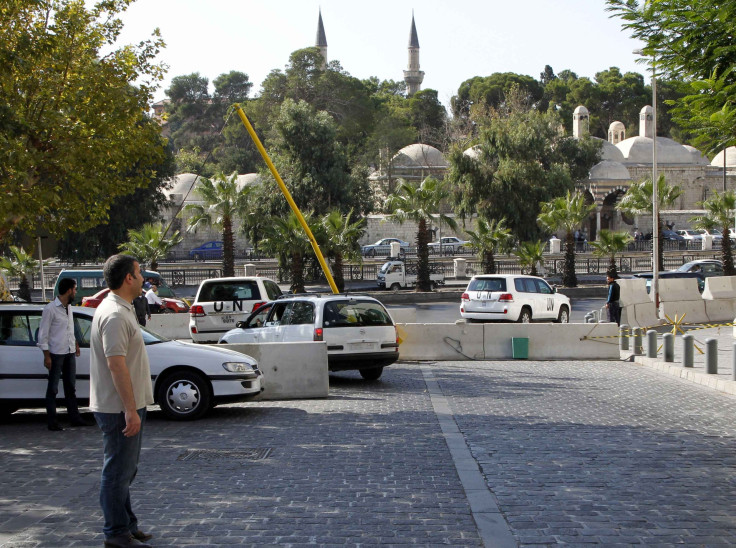 Syria chemical weapons team in Damascus