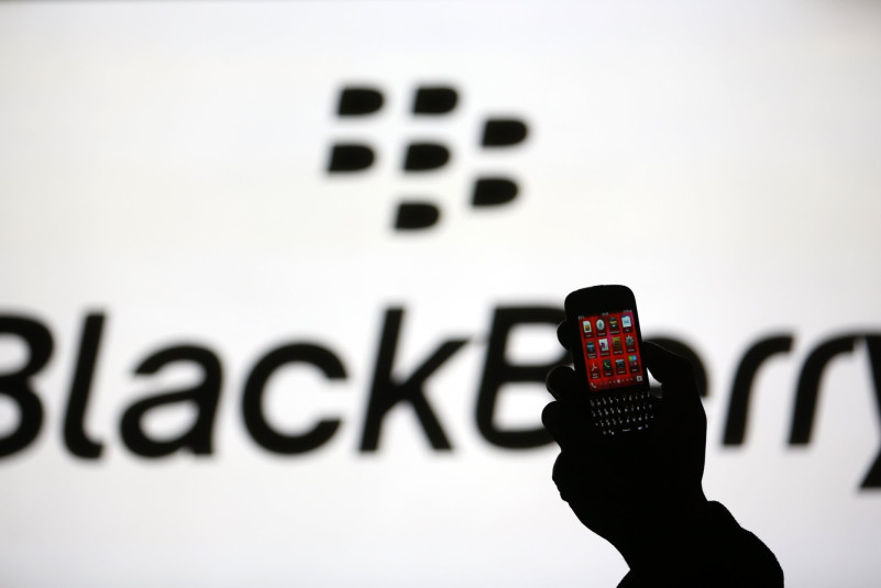 BlackBerry Hand In Front of Logo BBM for Android iPhone