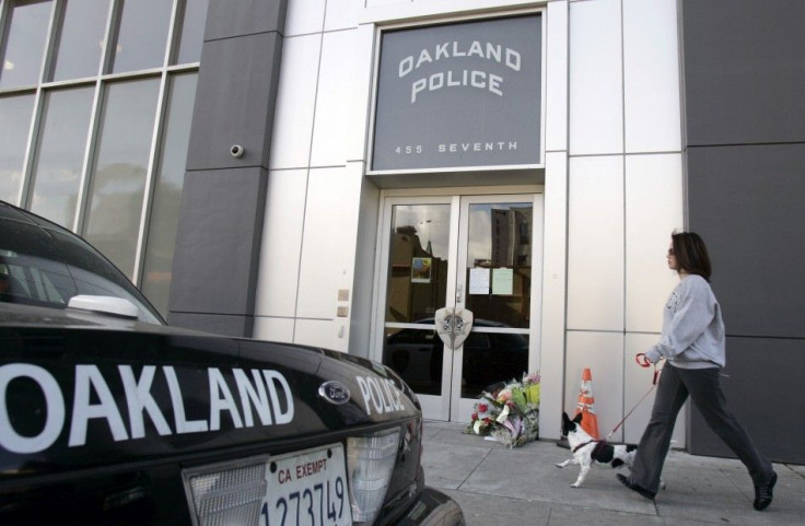 Oakland Calif. police station