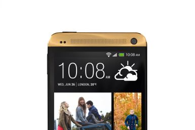 Gold HTC One - Front