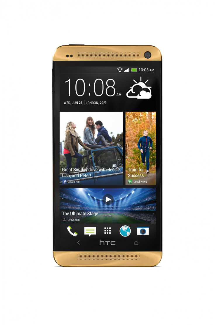 Gold HTC One - Front
