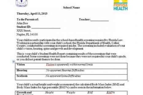 Florida School "Fat Letter"