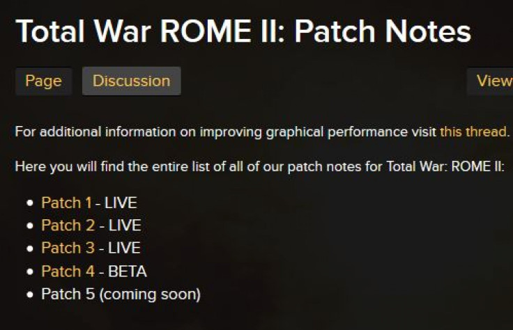 Total War: Rome 2 Patch 5