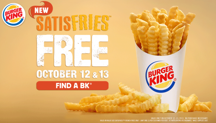 Burger King Free Fries