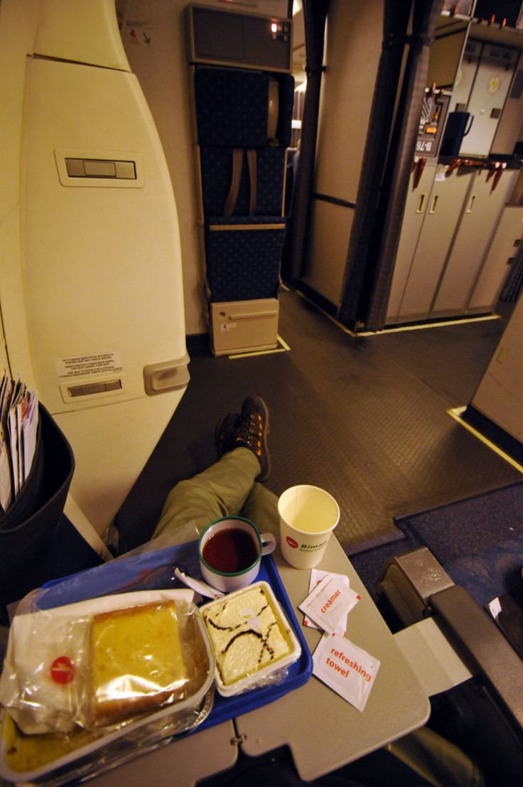 Aboard a Mongolian Airlines Boeing 767