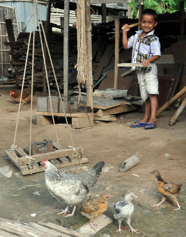 Street scene in Dhaka, Bangladesh