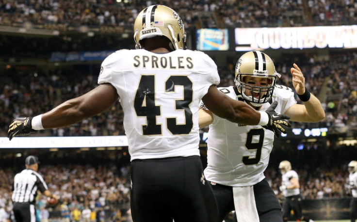 Darren Sproles Drew Brees New Orleans Saints