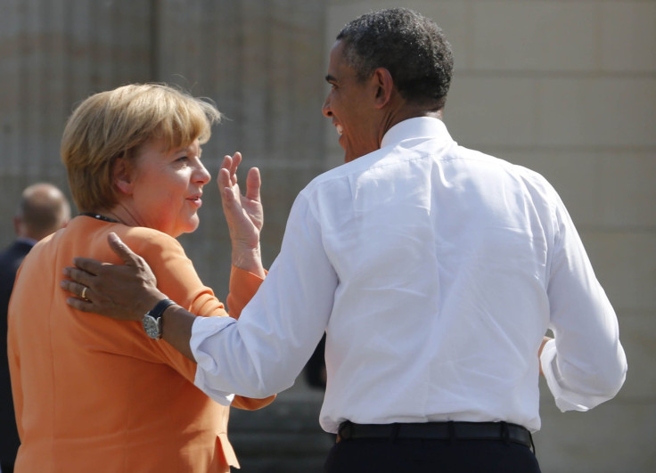 Angela Merkel and Barack Obama