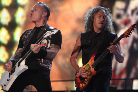 James Hetfield and Kirk Hammett