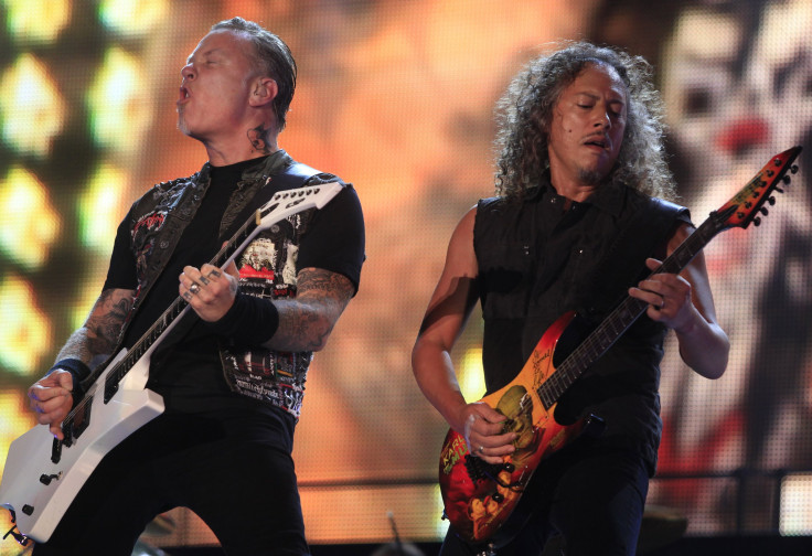 James Hetfield and Kirk Hammett