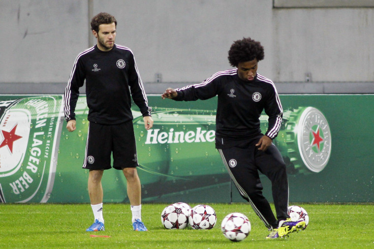 Juan Mata, Willian