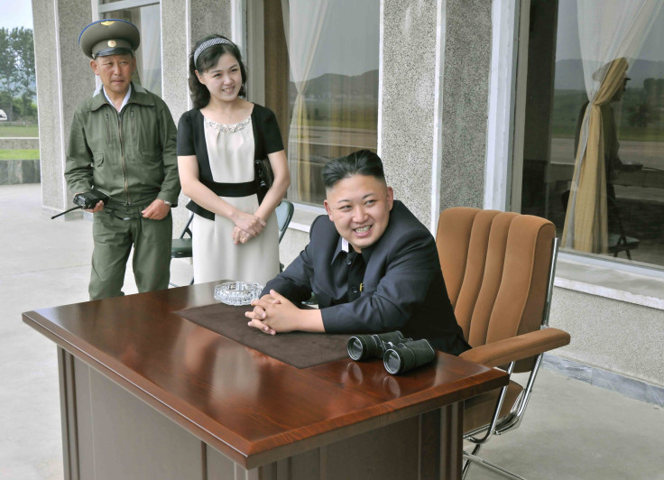Ri Sol Ju and Kim Jong Un