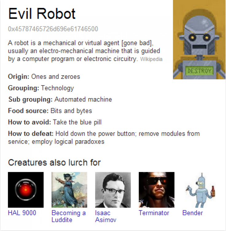 evil robot