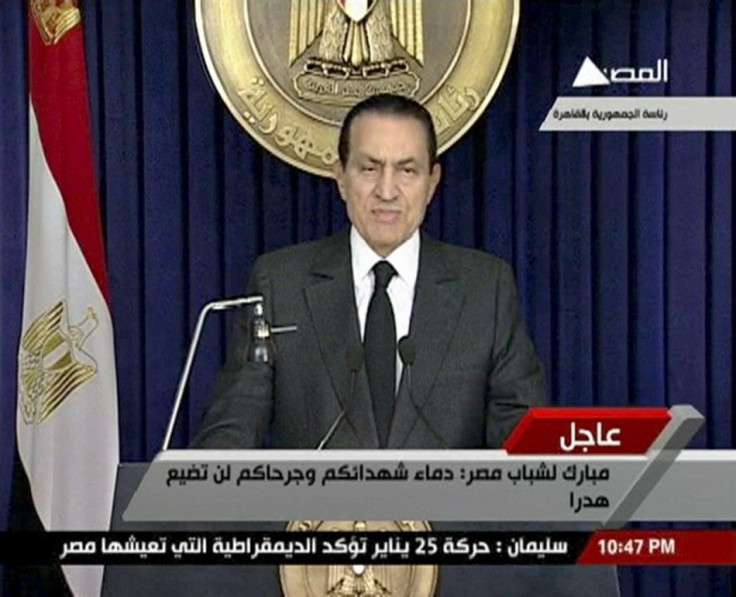 Egypt's President Hosni Mubarak  has fled Egypt: unconfirmed reports