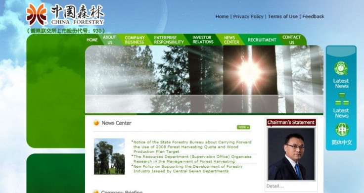 China Forestry CEO's assets frozen by regulator