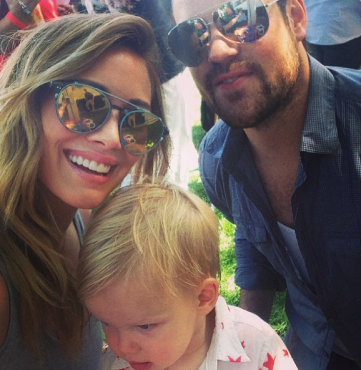 Hilary Duff, Mike Comrie and Baby Luca