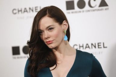 Actress Rose McGowan arrives at the annual gala for The Museum of Contemporary Art, Los Angeles (MOCA), in Los Angeles on November 13, 2010. 