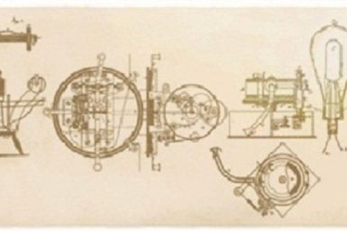 Google Doodle on Thomas Edison's 164th Birthday