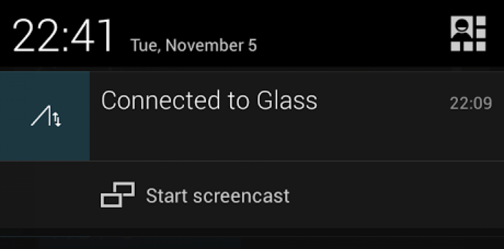 Screencast Shortcut on Google Glass