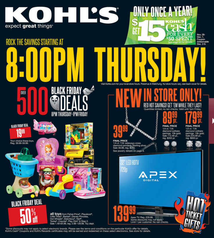 Black Friday 2013 Sale Ads Roundup: Kohl's