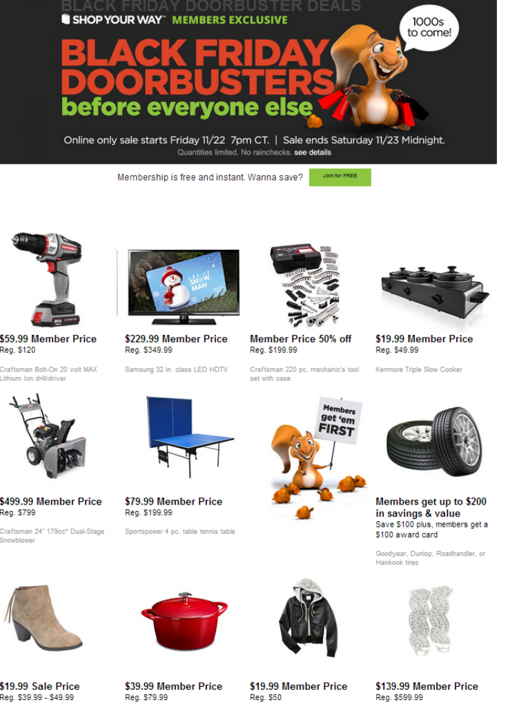 Black Friday 2013 Sale Ads Roundup: Sears