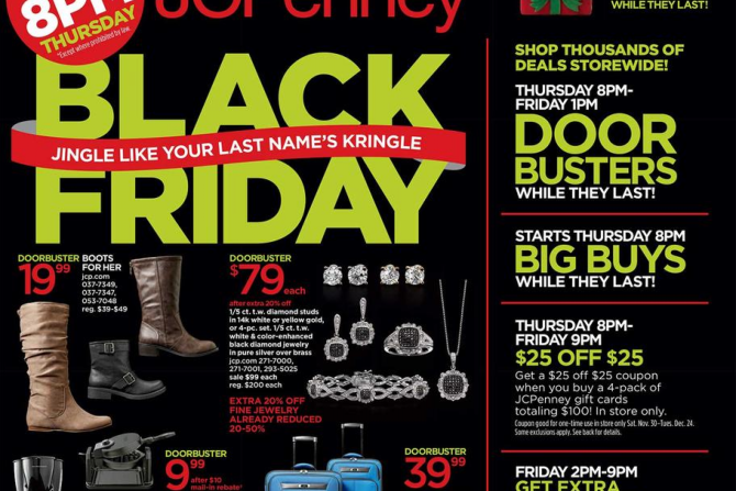 Black Friday 2013 Sale Ads Roundup: JCPenney